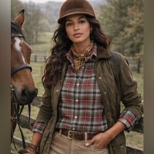 Denim & Supply Ralph Lauren Plaid Button Down Shirt – Size Medium